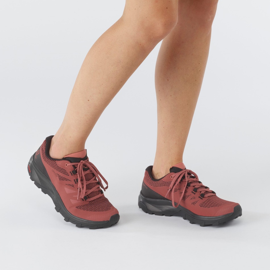 Women's Hiking Shoes Outline Gore-Tex Apple Butter-Black-Brick Dust - Image 6