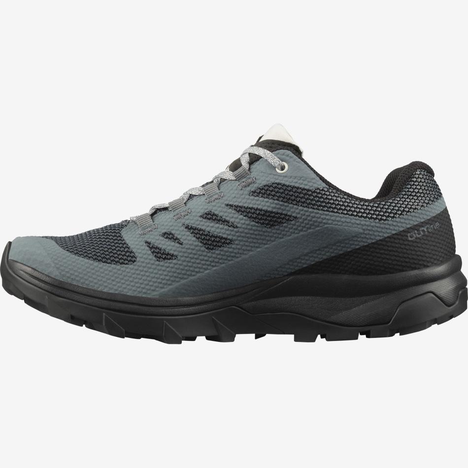 Women's Hiking Shoes Outline Gore-Tex Stormy Weather-Black-Rock - Image 5