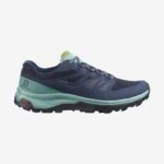 Women's Hiking Shoes Outline Wide Gore-Tex Trellis-Navy-Guacamole