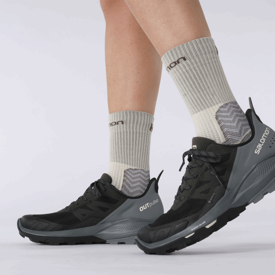 Women's Hiking Shoes Outpulse Gore-Tex Black-Weather-Vanilla Ice - Image 7