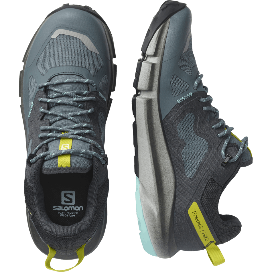 Women's Hiking Shoes Predict Hike Gore-Tex Stormy Weather-Ebony-Turquoise - Image 6