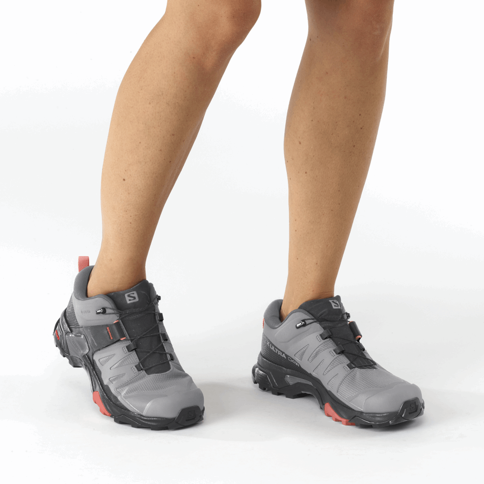 Women's Hiking Shoes X Ultra 4 Gore-Tex Alloy-Quiet Shade-Burnt Sienna - Image 7