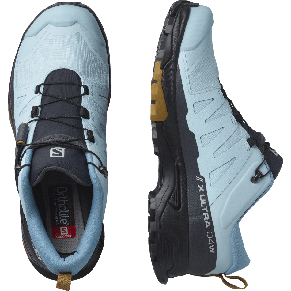 Women's Hiking Shoes X Ultra 4 Gore-Tex Crystal Blue-Black-Cumin - Image 6