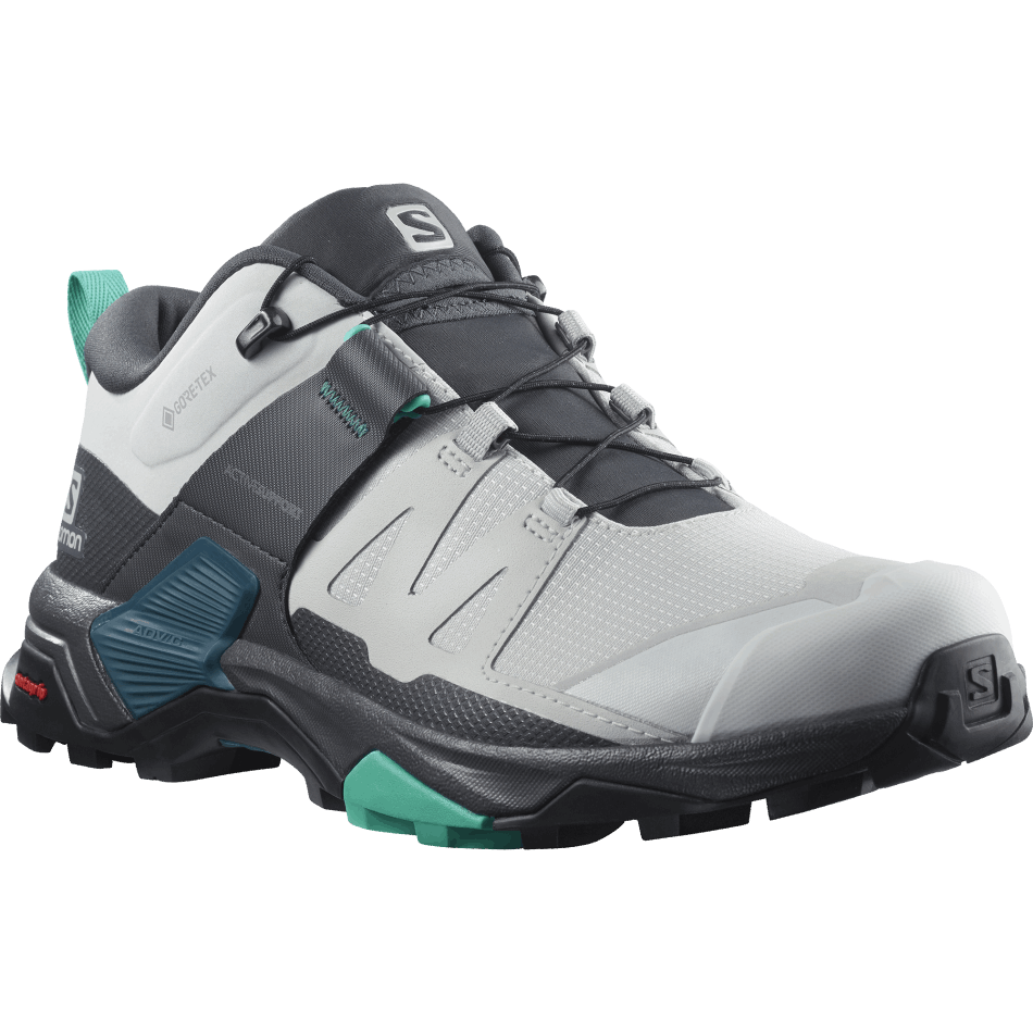 Women's Hiking Shoes X Ultra 4 Gore-Tex Lunar Rock-Ebony-Mint Leaf - Image 2