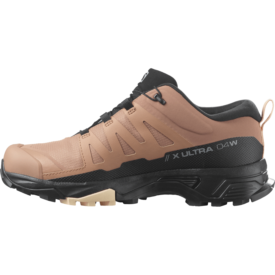 Women's Hiking Shoes X Ultra 4 Gore-Tex Mocha Mousse-Black-Almond Cream - Image 5
