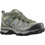 Women's Hiking Shoes X Ultra Pioneer Oil Green-Castor Gray-Blue - Image 2