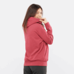 Women's Hooded Pullover Outlife Logo Summer Earth Red - Image 2