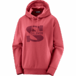 Women's Hooded Pullover Outlife Logo Summer Earth Red - Image 6