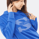 Women's Hooded Pullover Outlife Logo Summer Nautical Blue - Image 4