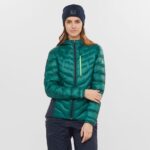 Women's Insulated Jacket Hoodie Outpeak Primaloft Pacific-Night Sky - Image 2