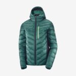 Women's Insulated Jacket Hoodie Outpeak Primaloft Pacific-Night Sky