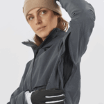 Women's Insulated Jacket Hoodie Proof Light Ebony - Image 6