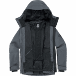 Women's Insulated Jacket Hoodie Proof Light Ebony - Image 8