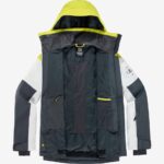 Women's Insulated Jacket Hoodie Slalom Evening Primerose-White-Ebony - Image 8