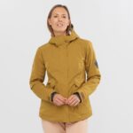 Women's Insulated Jacket Hoodie Snow Rebel Cumin - Image 2