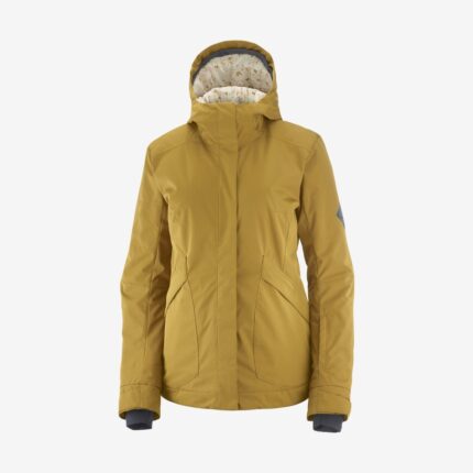 Women's Insulated Jacket Hoodie Snow Rebel Cumin