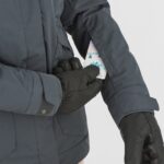 Women's Insulated Jacket Hoodie Snow Rebel Ebony - Image 5