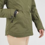 Women's Insulated Jacket Hoodie Snow Rebel Olive Night-Sirocco - Image 5