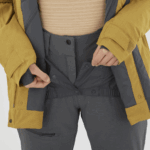 Women's Insulated Jacket Hoodie Stance Cargo Cumin - Image 5