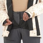 Women's Insulated Jacket Hoodie Stance Cargo Whisper White-Ao - Image 6