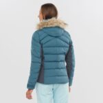 Women's Insulated Jacket Hoodie Stormcozy Mallard Blue-Ao-Ebony - Image 3