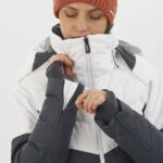 Women's Insulated Jacket New Prevail White-Ebony - Image 6