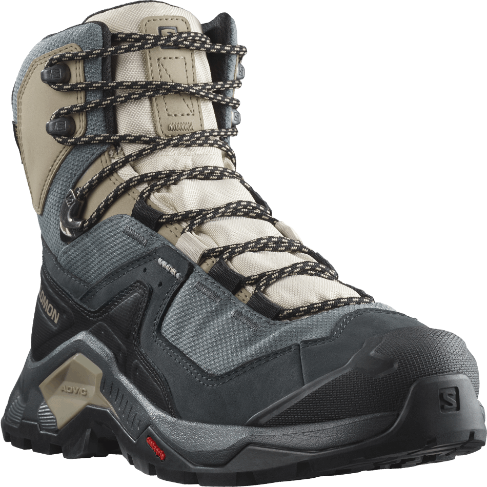 Women's Leather Hiking Boots Quest Element Gore-Tex Ebony-Rainy Day - Image 2