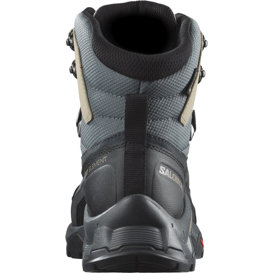 Women's Leather Hiking Boots Quest Element Gore-Tex Ebony-Rainy Day - Image 3