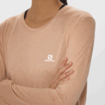 Women's Long Sleeve T-Shirt Agile Sirocco-Shell-Heather - Image 3