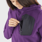 Women's Midlayer Jacket Hoodie Essential Lightwarm Hooded Crown Jewel - Image 4