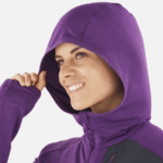 Women's Midlayer Jacket Hoodie Essential Lightwarm Hooded Crown Jewel - Image 5
