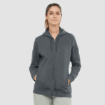 Women's Midlayer Jacket Hoodie Essential Warm Salomon Ebony-Heather