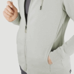 Women's Midlayer Jacket Hoodie Essential Warm Salomon Iron-Heather - Image 4