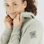 Women's Midlayer Jacket Hoodie Essential Warm Salomon Iron-Heather - Image 5