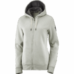 Women's Midlayer Jacket Hoodie Essential Warm Salomon Iron-Heather - Image 6