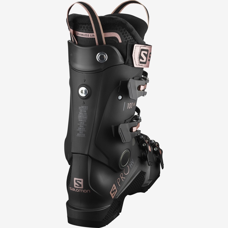 Women's On-Piste Boots S/Pro Hv 100 Black-Rose Gold-Belluga - Image 2