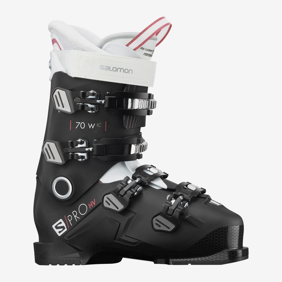 Women's On-Piste Boots S/Pro Hv 70 W Ic Black-White-Garnet Pink - Image 1