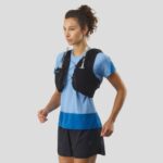 Women's Running Vest With Flasks Included Adv Skin 12 Black-Ebony - Image 2