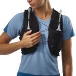 Women's Running Vest With Flasks Included Adv Skin 12 Black-Ebony - Image 5