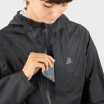 Women's Shell Jacket Bonatti Waterproof Black - Image 5