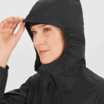 Women's Shell Jacket Bonatti Waterproof Black-Nocturne - Image 4