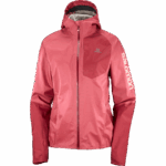 Women's Shell Jacket Bonatti Waterproof Earth Red-Cabernet-Apricot Ice - Image 9