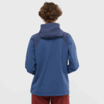 Women's Shell Jacket Essential Waterproof 2.5L Mood Indigo-Dark Denim - Image 2