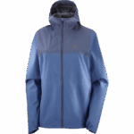 Women's Shell Jacket Essential Waterproof 2.5L Mood Indigo-Dark Denim - Image 8