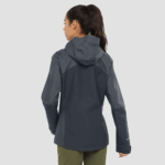 Women's Shell Jacket Outline Gore-Tex Hybrid Ebony - Image 2
