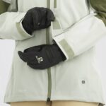 Women's Shell Jacket Stance 3L Wrought Iron-Olive Night - Image 7