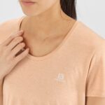 Women's Short Sleeve T-Shirt Agile Sirocco-Heather-Shell - Image 4