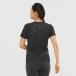 Women's Short Sleeve T-Shirt Cross Rebel Black - Image 2
