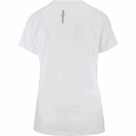 Women's Short Sleeve T-Shirt Cross Run White - Image 5