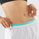 Women's Shorts Cross 2In1 White-Black-Pool Blue - Image 5